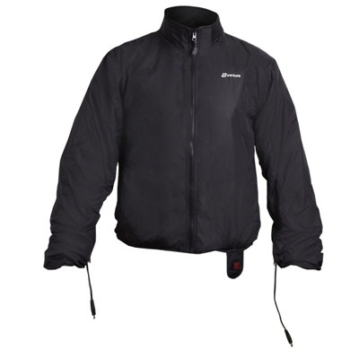 Delux - Batterioppvarmet jakke for MC, inkl. fjernkontroll, 12 volt